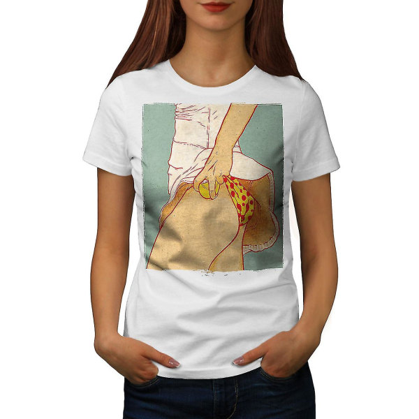 Sport Hot Girl Butt Sexig Women Whitet-shirt XL