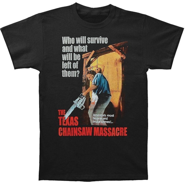 Texas motorsågsmassaker Bisarra och brutala brott! T-shirt L