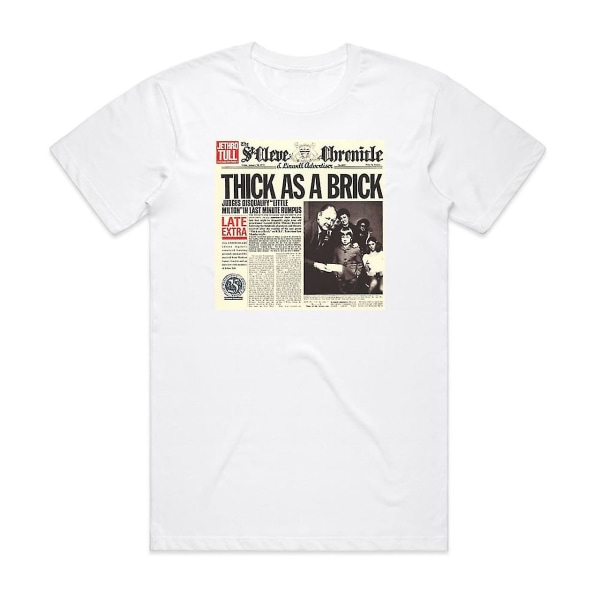 Jethro Tull Thick As A Brick 6 T-shirt Vit S