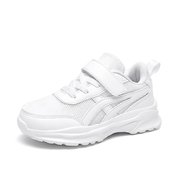 Barn Sneakers Andas löparskor Mode Pojkar Flickor Sportskor 3Ah631 White 36