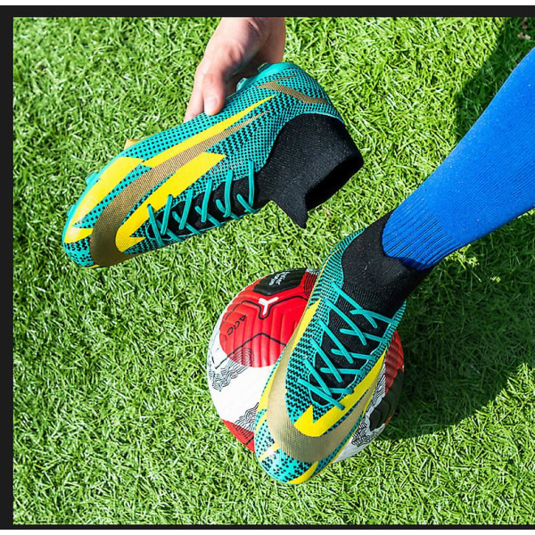 Fotbollsskor för män Fotbollsskor Klossar Spike Skor Sneaker Bekväma vuxna Atletisk Utomhus/inomhus/tävling/träning 40
