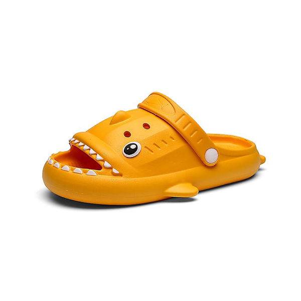 Pojkar Flickor Strandtofflor Hajsandaler Utomhus Halkfria inomhusskor 3Bsy001 Yellow 32-33