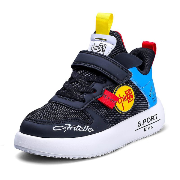 Sneakers för barn Sportskor Mode tecknade löparskor Frs588 BlackBlue 31