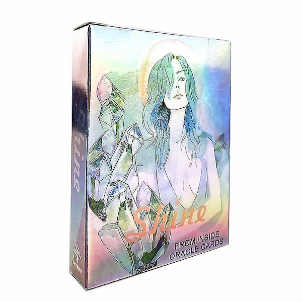 Shine From Inside Oracle Card For Fate Divination English Tarot Card Deck Brädspel för vuxna med Pdf-vägledning Spelkort44st Ts08