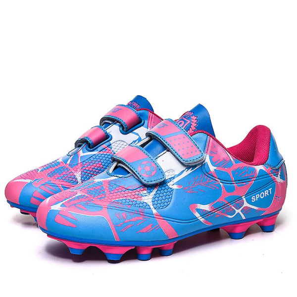 Fotbollsskor Barn Fotbollsskor Vuxen Fotbollsskor Grästräning Sport Skor Sneakers 3B1616 Pink 33