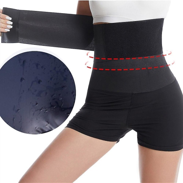 Dam Bastubyxor Body Shaper Waist trainer Bandage Wrap Bält Midjestöd Bälte Magkontroll Bantning Midjeformare Korsett,blå L