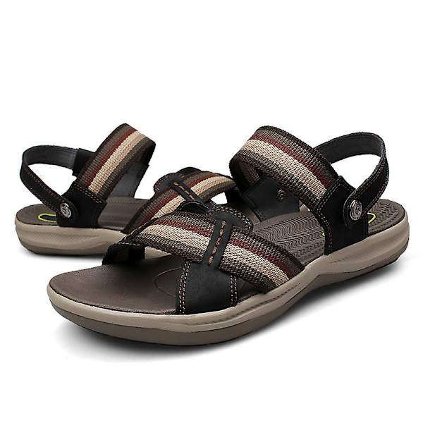 Herrsandaler Mjuka strandskor Surfingsporttofflor Fritidsskor för casual 1308 41
