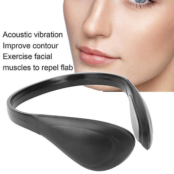 V Face Shaping Massager Elektrisk åtstramning Uppstramande hals V Face Machine 3 växlar Justering med akustisk vibration Lyftande ansikte White