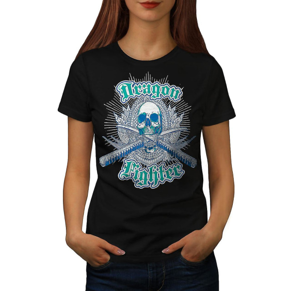 Dragon Fighter Women Blackt-shirt L