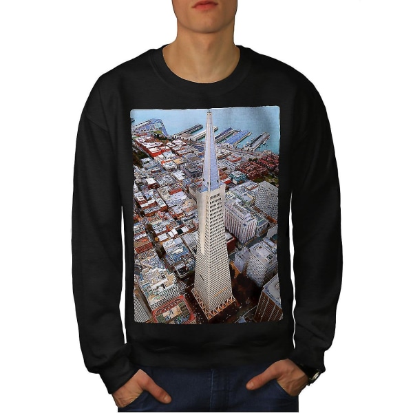 Ocean Building Mode Män Blacksweatshirt S