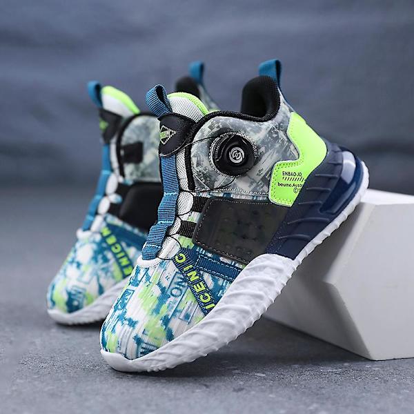 Boys Sneakers Andas löparskor Mode Sportskor 3Cl859 Blue 30