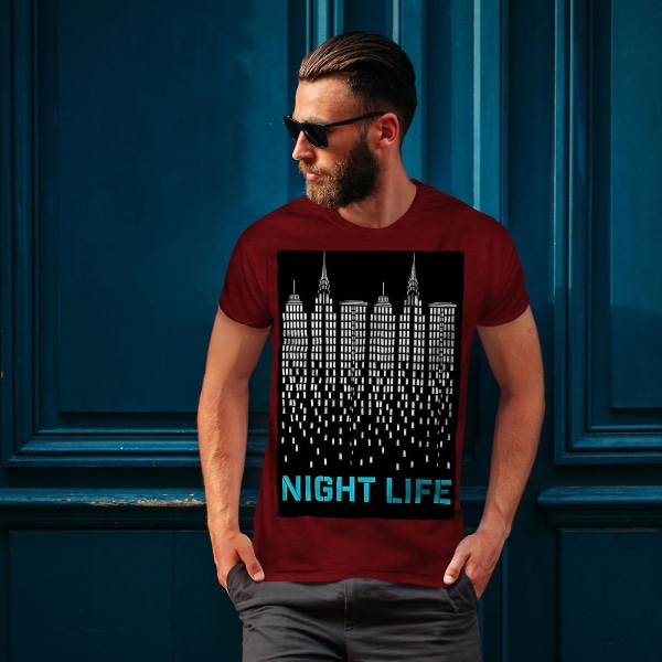 Nattliv Ny Fashion Men T-shirt 3XL
