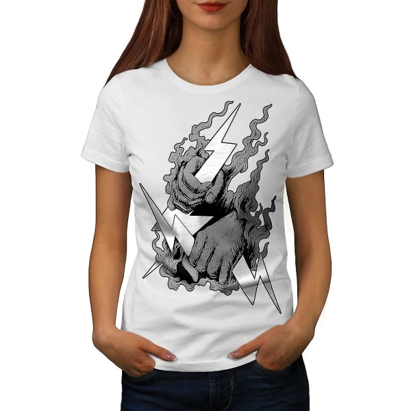 Zeus Skydd Sky Women Whitet-shirt XL
