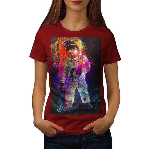 Man Of Space Walk Moon Kvinnor T-shirt L