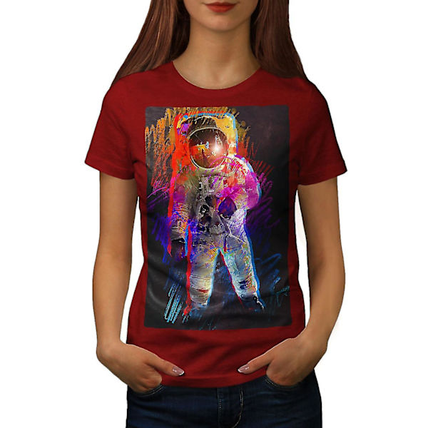 Man Of Space Walk Moon Kvinnor T-shirt M