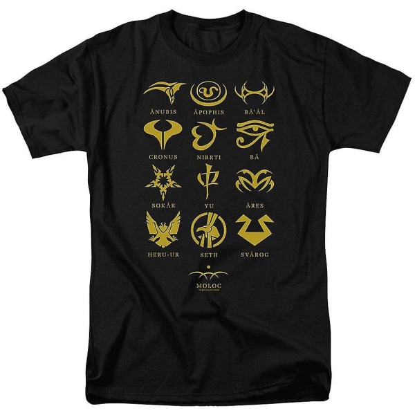 Stargate Goa'uld Characters Vuxen T-shirt Kläder M