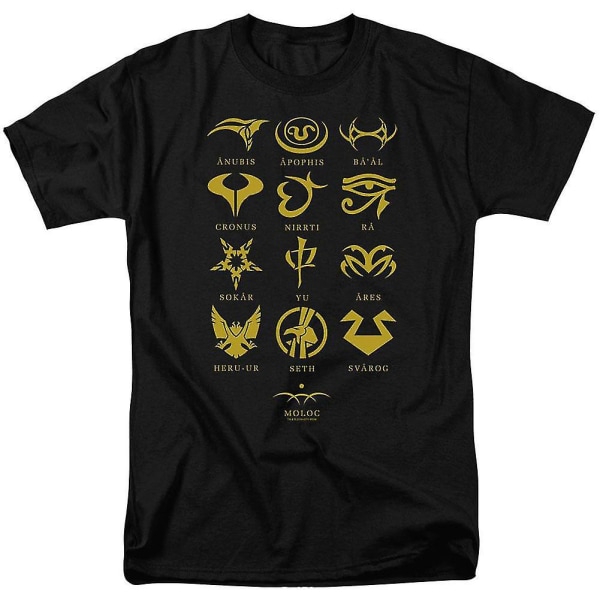 Stargate Goa'uld Characters Vuxen T-shirt Kläder XXL