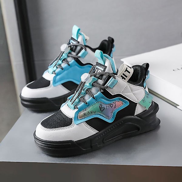 Kids Sneakers Andas löparskor Mode Sportskor 3Al819 BlackWhite 34