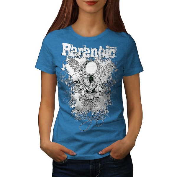 Paranoisk skräckmode Kvinnlig Bluet-shirt M