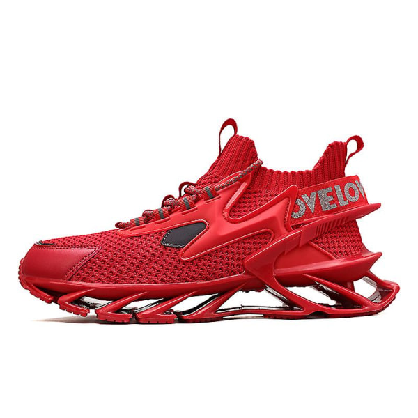 Herrsneakers löptennisskor Lättviktsventilerande Sport Athletic 3Da12 Red 40