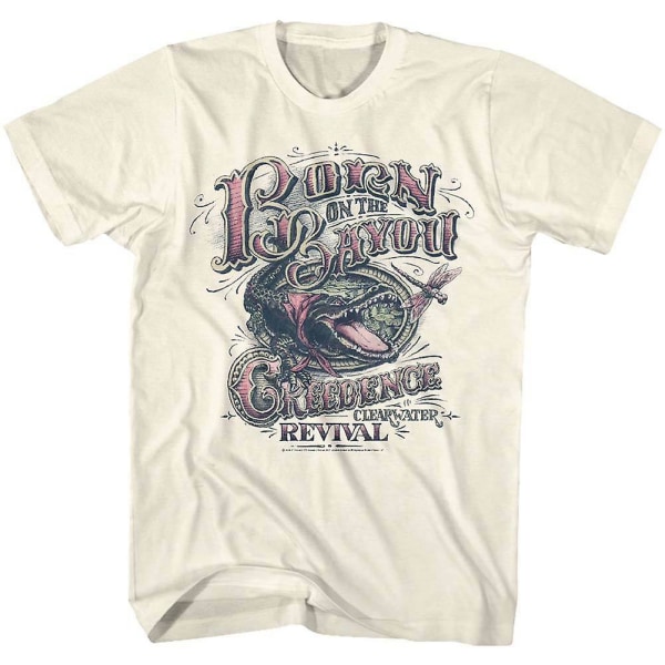 Creedence Clearwater Revival Born On The Bayou T-shirt Dark Gray S