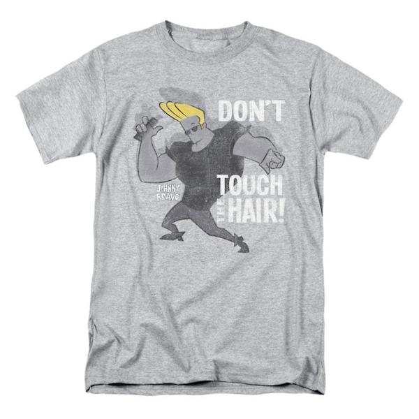 Johnny Bravo hår t-shirt XXL