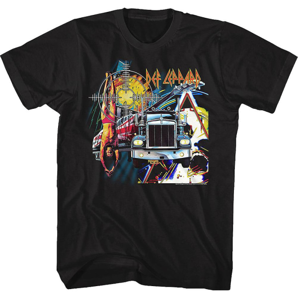 First Four Collage Def Leppard T-shirt L