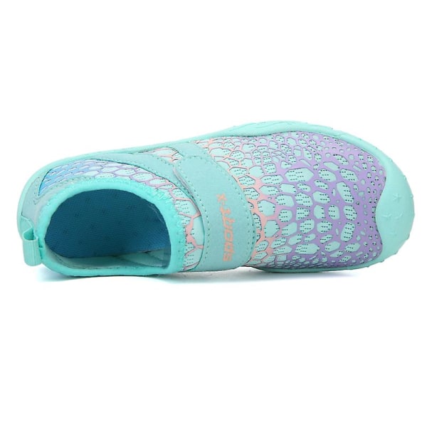 Barnpromenadskor Vattenskor Snabbtorkande Summer Beach River Sea Aqua Sneakers 102 LightBlue 33