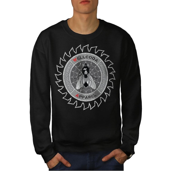 Angry Fly Net Cool Men Blacksweatshirt M