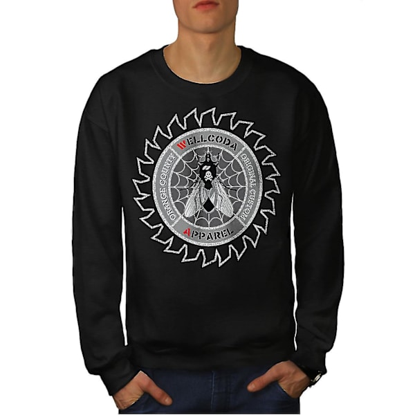 Angry Fly Net Cool Men Blacksweatshirt XXL