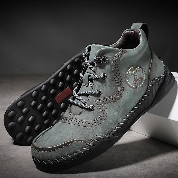 Utomhusstövlar för män Mode Casual Boots 1G668 Green 40