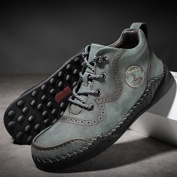 Utomhusstövlar för män Mode Casual Boots 1G668 Green 41