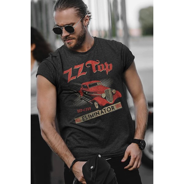 Zz Top Rock Band Music Group Eliminator Album Est 1969 Vuxen T-shirt Tee 2XL