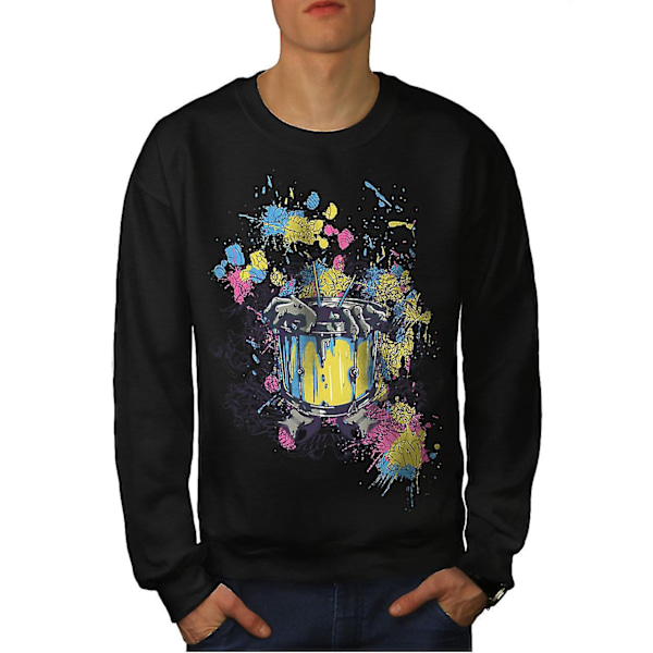 Witch Pot Art Mode Män Blacksweatshirt | Wellcoda XL