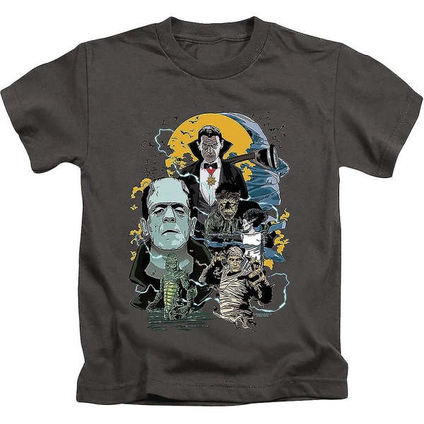 Ungdom Universal Monsters Collage Shirt S