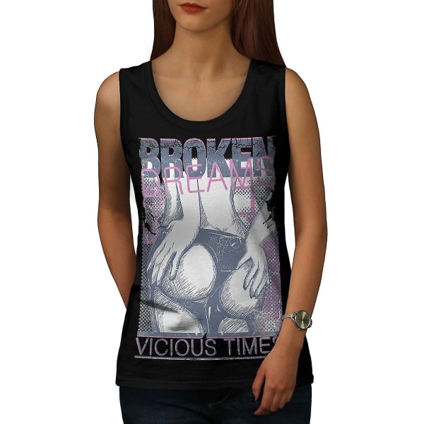 Girl Butt Dreams Sexiga kvinnor Blacktank Top M
