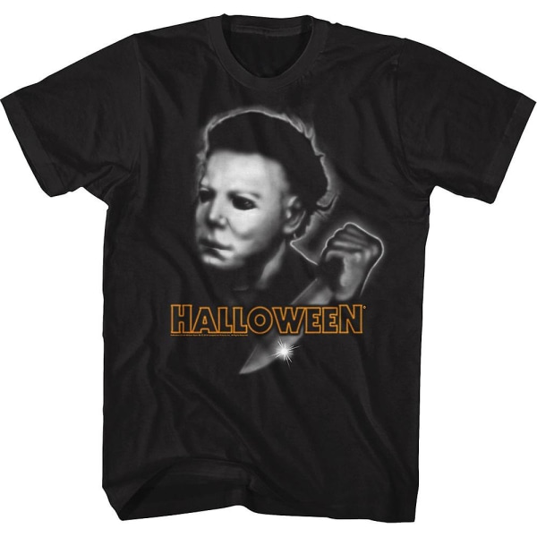 Airbrush Michael Myers Halloween T-shirt S