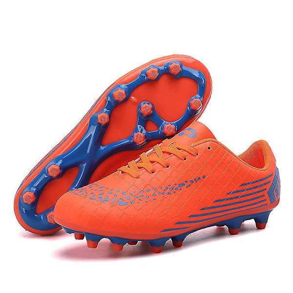 Fotbollsskor för män Halkfria fotbollsskor Klossar Gräs Fotbollssneakers 3C26036A Red 35