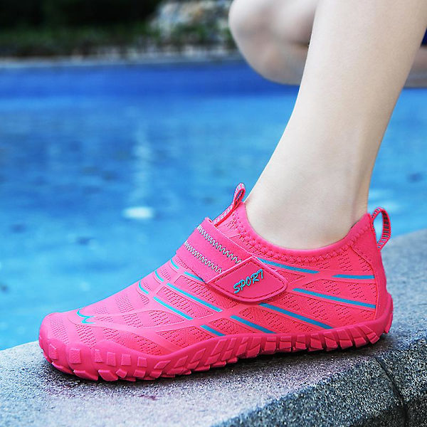 Vattenskor för barn River Walking Shoes Quick Dry River Sea Aqua Sneakers Strandskor 23 Red 31