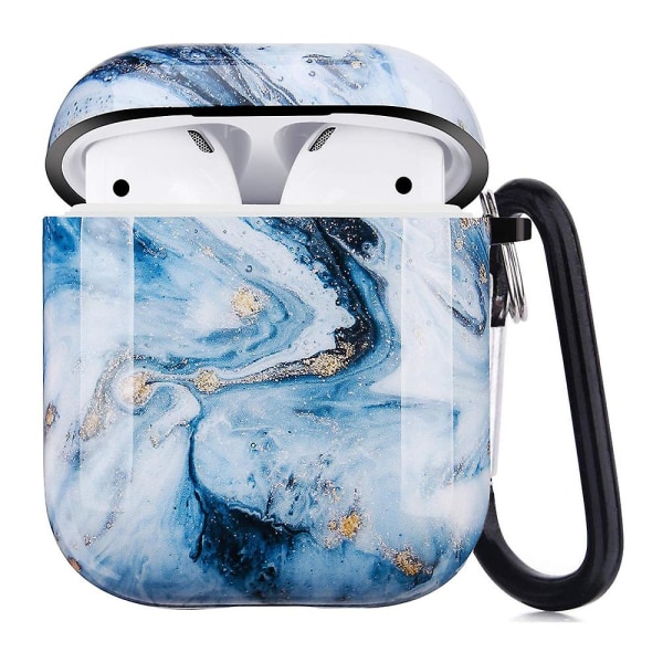 Airpods Cover, Airpods skyddande hårt case med nyckelring