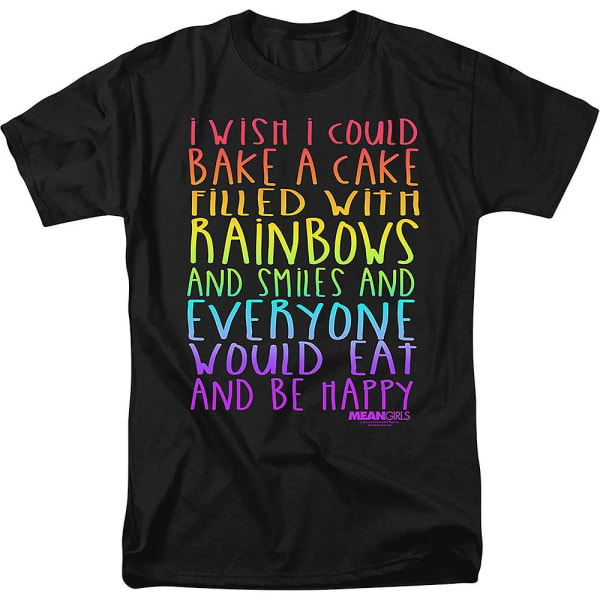 Mean Girls Cake Fylld Med Rainbows T-Shirt M