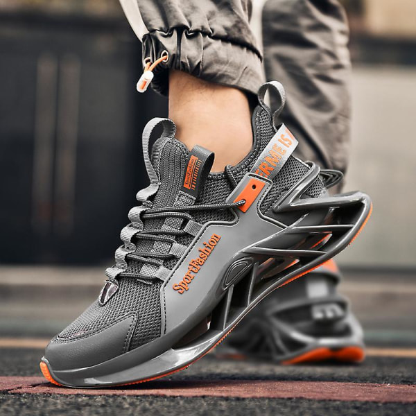 Herrsportskor Blade löparskor Halkfria Sneakers Fr18229 Gray 44