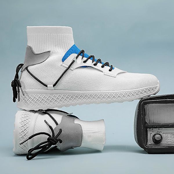 Basketskor för män Andas Sneakers Löparskor 3Ay861 White 45