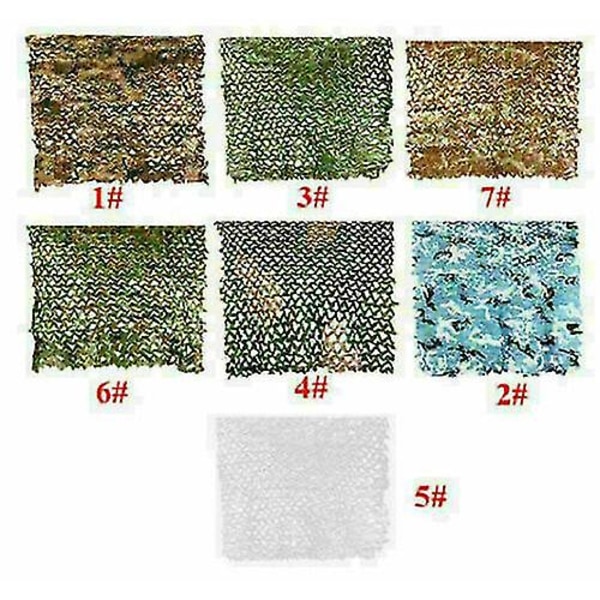 4m*6m Camo Net Jakt/skytte Kamouflage Göm Army Camping Skogsnät Uk-9 Dark Green 2m x 3m
