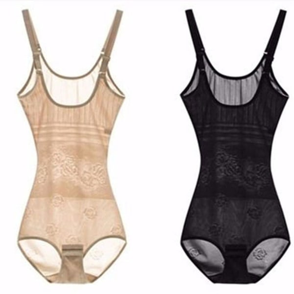 Bantningsbälte Magformare Korrigerande underkläder Waist trainer Kroppsformare Shapewear Butt Lifter Reductive Strip Kvinna,svart L