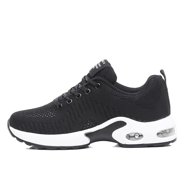 Dam Air Sports löparskor Andas Sneakers för kvinnor 1809 Black 39