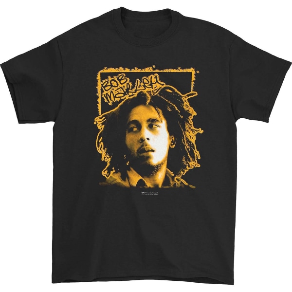 Bob Marley Tilt på svart T-shirt S