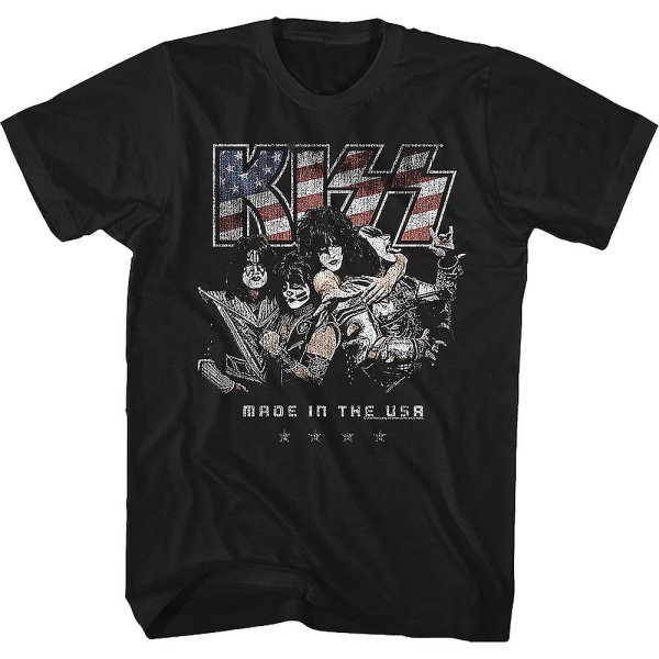 Tillverkad i USA KISS T-shirt L