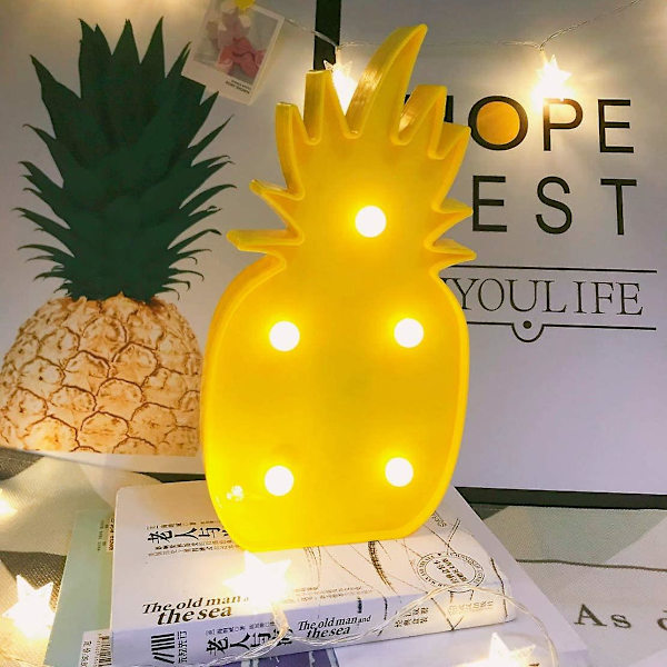 Pineapple Light,led Söt Pineapple Nattbordslampa Light For Room Gift Wall Part Fyndiq