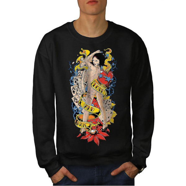 Love Faith Poker Sexig tröja för män XL